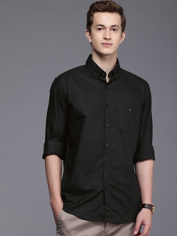 Louis Philippe Pure Cotton Slim Fit Casual Shirt - Image 3