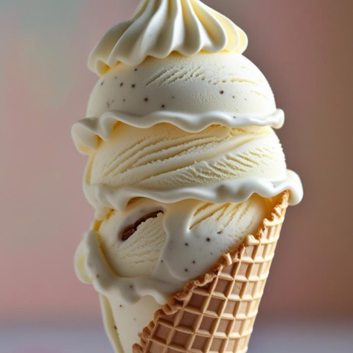 Classic Vanilla Bean ice cream softy ₹90