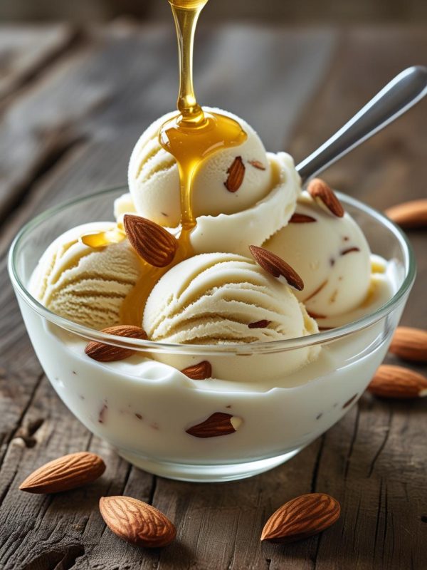 Honey Almond Frozen Yogurt ice cream  ₹150