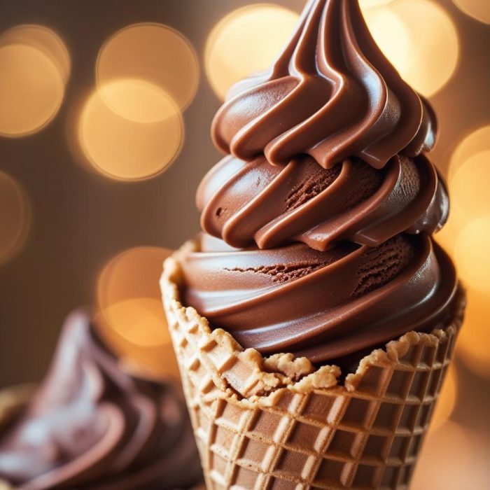 Rich Belgian Chocolate ice cream cone ₹120